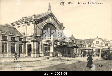 Lüttich Liège Wallonien, vue générale de la Gare des Guillemins | usage worldwide Stock Photo