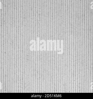 off white light grey corrugated cardboard texture useful as a background Stock Photo