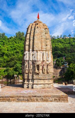 Panchbakhtar Temple is a hindu in Mandi town, Himachal Pradesh state in India Stock Photo