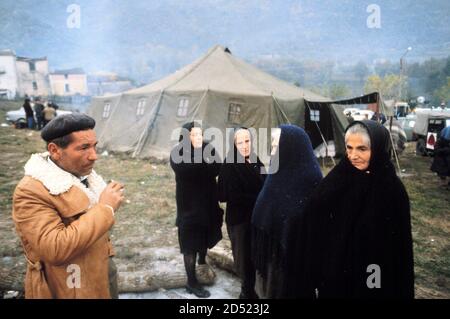 - terremoto in Irpinia (novembre 1980)....- earthquake in Irpinia (November 1980).. Stock Photo