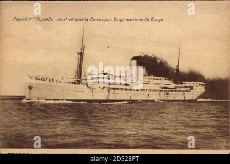 Compagnie Maritime Belge du Congo, S.S. Thysville, Paquebot | usage ...