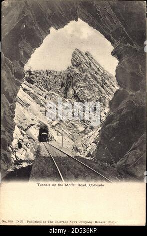 Colorado USA, Tunnels on the Moffat Road, Gebirge, Eisenbahn | usage worldwide Stock Photo
