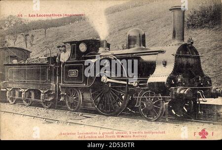 Locomotives étrangères d'Angleterre, London and North Western Railway, No 127 | usage worldwide
