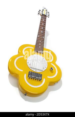 daisy rock yellow flower guitar