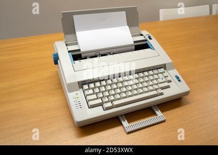 Electronic typewriter Stock Photo