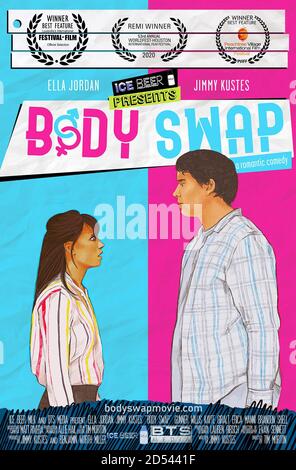 BODY SWAP, from left: Ella Jordan, Jimmy Kustes, 2019. © Ice Beer Milk