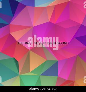 Colorful Grid Mosaic Background, Creative Design Templates Stock Vector