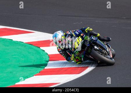 Moto GP Emilia Romagna, Misano, september 2020:Valentino Rossi rider Stock Photo