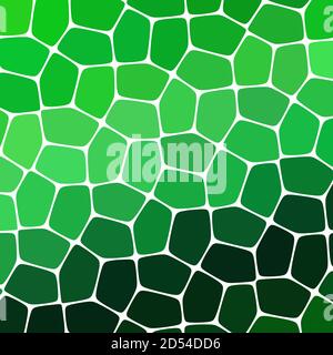 Colored pebbles. colorful background. Vector graphics Green color Stock Vector