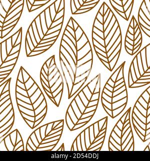 Autumn leaves pattern Stock Vector