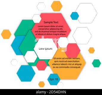 Vector infographic design and marketing icons. Business template for presentation Stock Vector