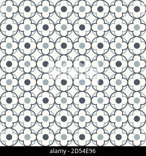 Tangled modern pattern, based on traditional oriental arabic geometric repeat patterns. Seamless vector background. Plain neutral natural colors - eas Stock Vector
