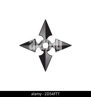 ninja weapons vector logo and symbol Stock Vector