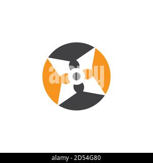 ninja weapons vector logo and symbol Stock Vector