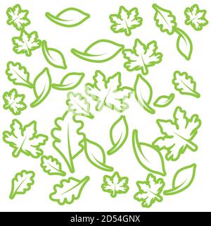 Autumn seamless background wallpeper vector illustration Stock Vector