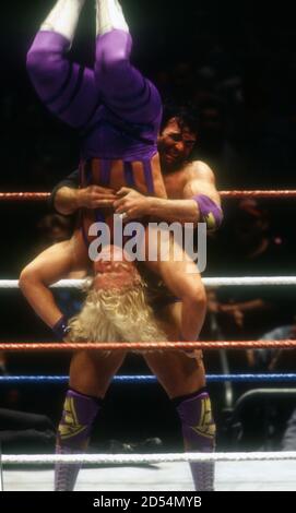 Jeff Jarrett Vs Razor Ramon Razor Ramon, Jeff Jarrett 1993, Photo By John Barrett/PHOTOlink ...