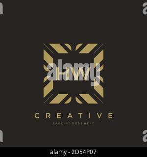 initial letter luxury ornament monogram logo template vector Stock Vector