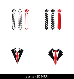 Vector coat tie for business Stock Vector