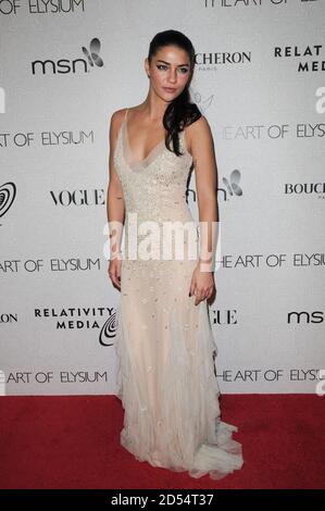 Jessica Szohr at 3rd Annual Art of Elysium 'Heaven' Charity Gala in Beverly Hills, Los Angeles, California, USA, 01/16/ 2010 Stock Photo