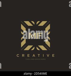 initial letter luxury ornament monogram logo template vector Stock Vector