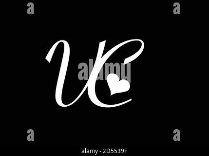 Initial Monogram Letter VC Logo Design Vector Template. Graphic Alphabet Symbol for Corporate Business Identity Stock Vector