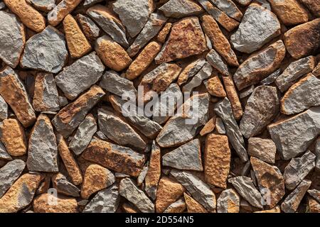 Stone texture on wall in Aksum. Ethiopia. Graphic background or backdrop for grunge use Stock Photo