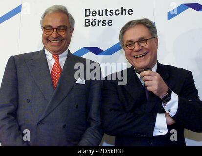 Werner Seifert Chairman Of The Deutsche Boerse Ag Laughs Prior To The Annual General Meeting Of The Deutsche Boerse Ag In Frankfurt May 4 The Deutsche Boerse Ag Made A Profit Of