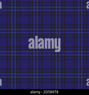 Glen Plaid textured seamless pattern suitable for fashion textiles and graphics Stock Vector