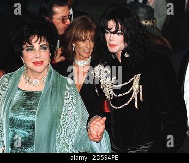 Happy Birthday Elizabeth A Celebration Of Life Singer Michael Jackson Arrives For The Taping Of A Television Special  February 16 In Hollywood Honoring The Life And Career Of Actress Elizabeth-Taylor  Titled "Happy Birthday Elizabeth-A Celebration Of Life." Jackson And-Taylor