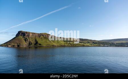 Uig village on the north west tip of the Isle of Skye Stock Photo