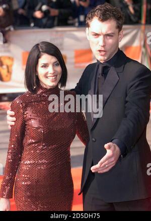 Jude Law and Sadie Frost at the London charity premiere of the new ...