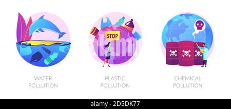 World contamination vector concept metaphors Stock Vector