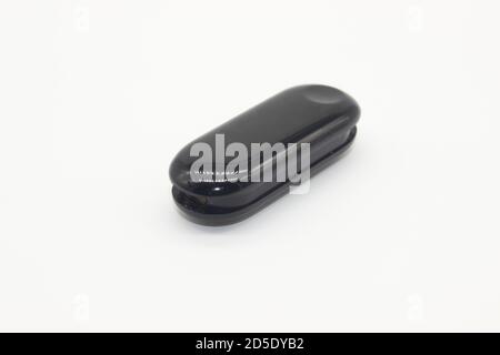 A picture of wifi mini camera for home security on white background Stock Photo