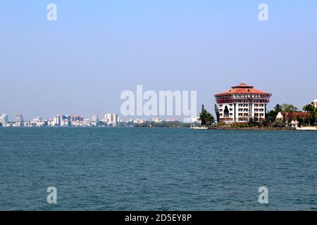 Port Trust of India, Willingdon Island, Cochin, Kochi, Kerala, India Stock Photo