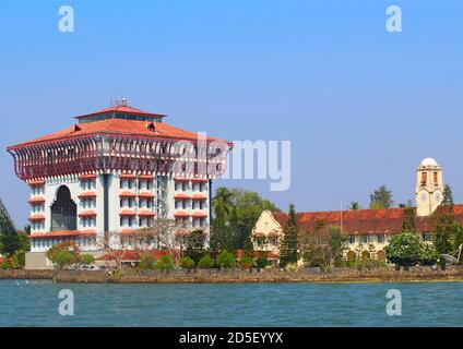 Port Trust of India, Willingdon Island, Cochin, Kochi, Kerala, India Stock Photo