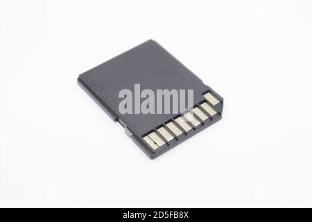A picture of memory card on white background Stock Photo