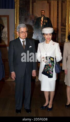 Visit of Prince Hitachi of Japan and his wife Princess Hitachi (Han