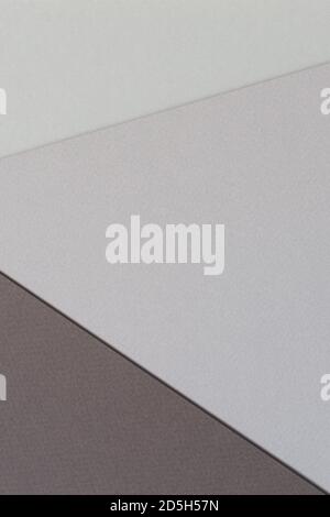 Abstract gray creative paper texture background. Minimal geometric shapes and lines Stock Photo