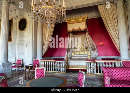 Empress's Apartment in the Grand Trianon - Versailles Palace Stock Photo