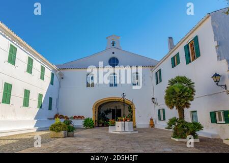 Monte Toro Monastery - Menorca, Balearic Islands, Spain Stock Photo