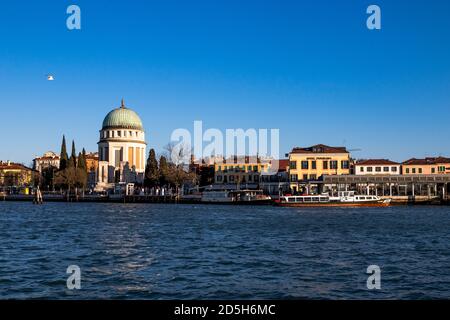 A beautifully sunny view on the Grand Canal Stock Photo