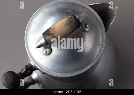 https://l450v.alamy.com/450v/2d5hfx5/historic-vintage-coffee-pot-over-100-years-old-coffee-percolator-2d5hfx5.jpg