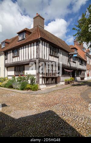 A Timbered House In The Town Of Rye Stock Photo - Alamy