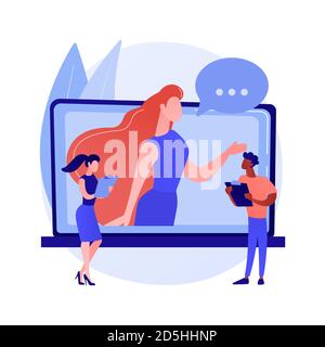 Customer persona abstract concept vector illustration. Stock Vector