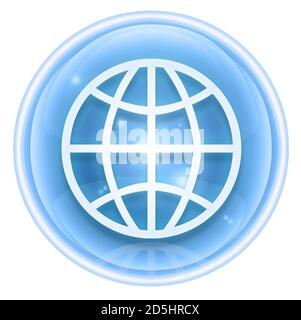 world icon ice, isolated on white background Stock Photo - Alamy