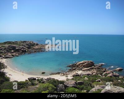 View of Horseshoe Bay Beach Bowen Queensland Stock Photo