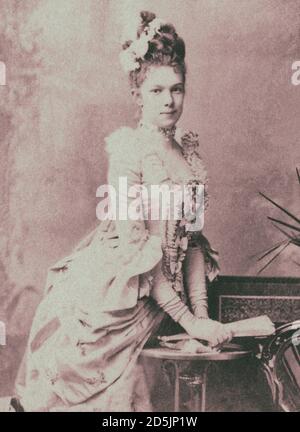 Archduchess Marie Valerie of Austria (1868 – 1924) was the third daughter and fourth and last child of Franz Joseph I of Austria and Elisabeth of Bava Stock Photo