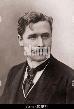 Georges-Leon-Jules-Marie Feydeau (1862 – 1921) was a French playwright of the era known as the Belle Époque. He is remembered for his farces, written Stock Photo