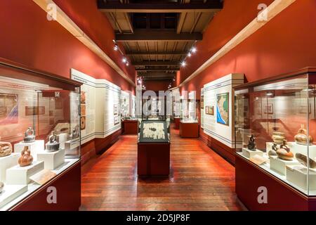 Formative period collection gallery,Pre-Columbian,'National Museum of Archaeology, Anthropology and History of Peru', Lima, Peru, South America Stock Photo