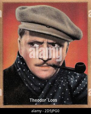 Theodor August Konrad Loos (1883 – 1954) was a German actor.  From 1913 he performed in more than 170 feature films, initially silent films. He remain Stock Photo